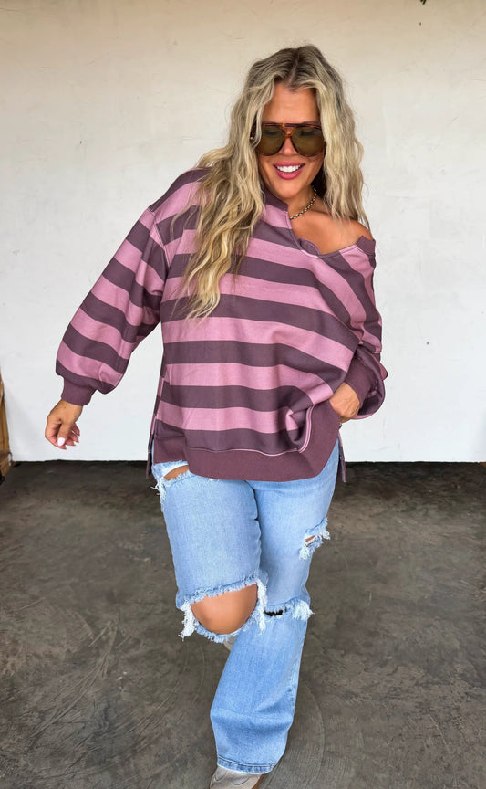 PREORDER- LIVED IN OVERSIZED PULLOVER by BLAKELEY