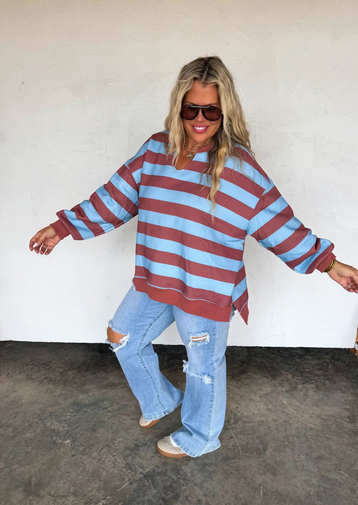 PREORDER- LIVED IN OVERSIZED PULLOVER by BLAKELEY