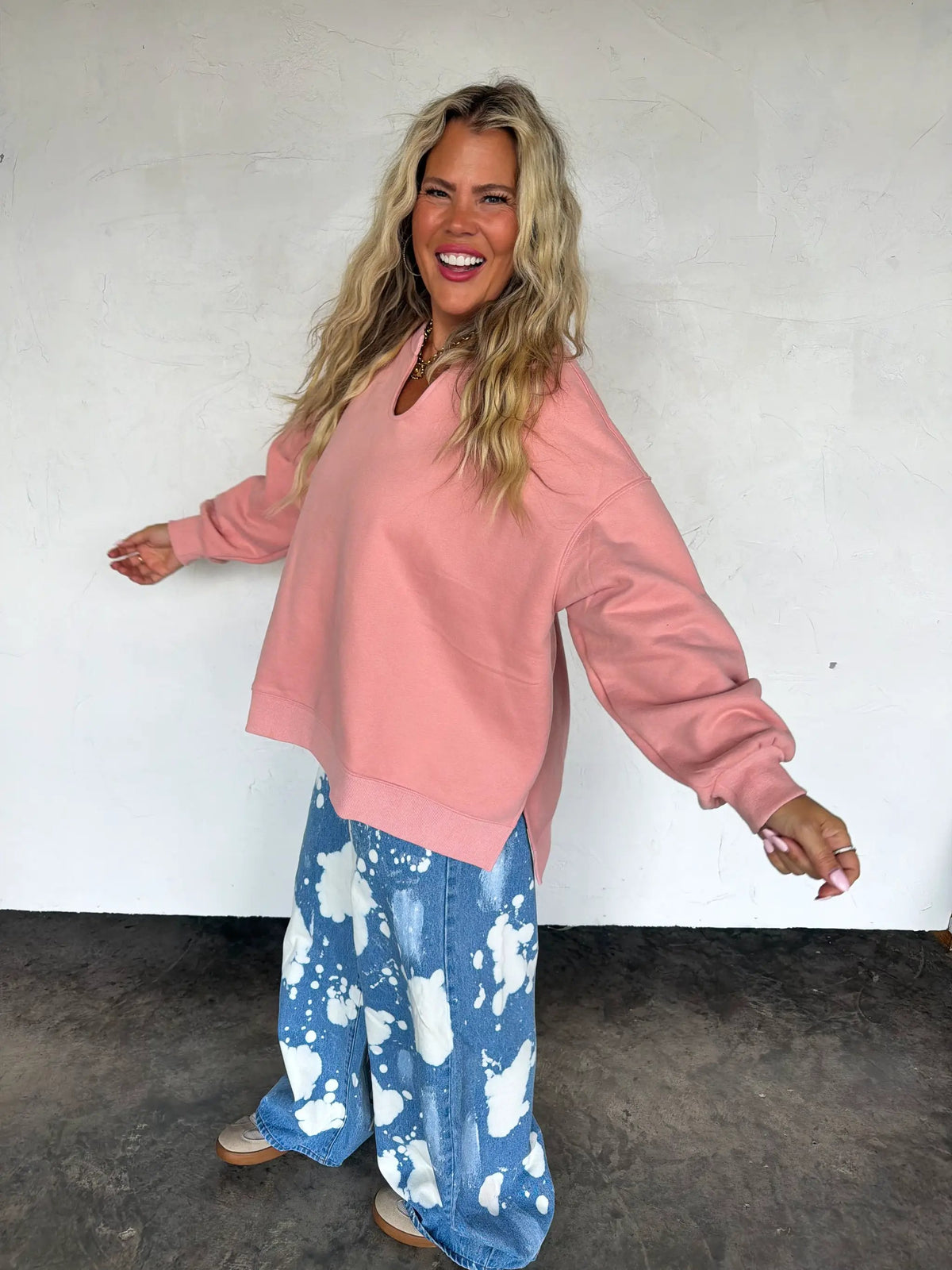 PREORDER- LIVED IN OVERSIZED PULLOVER by BLAKELEY