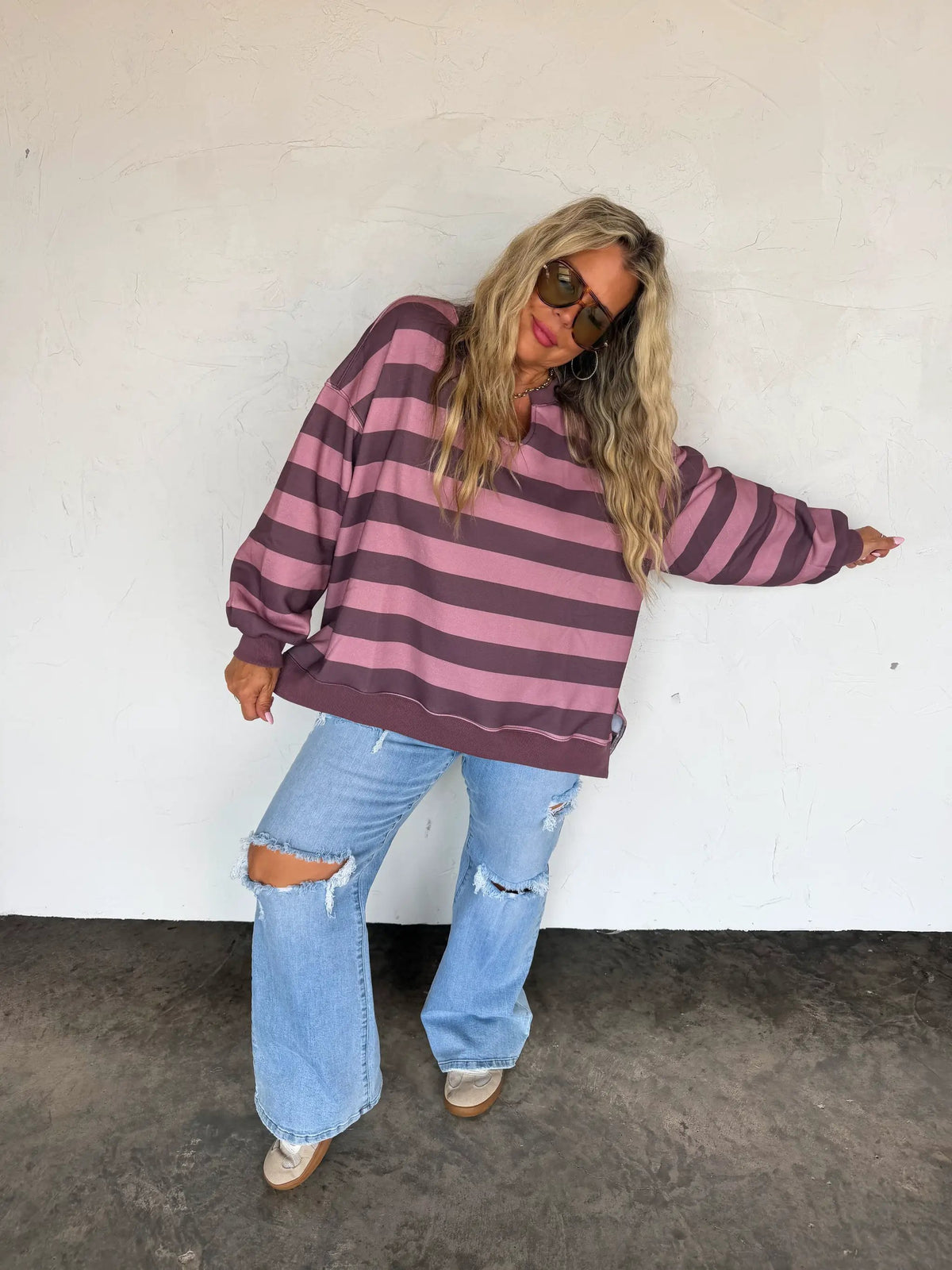 PREORDER- LIVED IN OVERSIZED PULLOVER by BLAKELEY