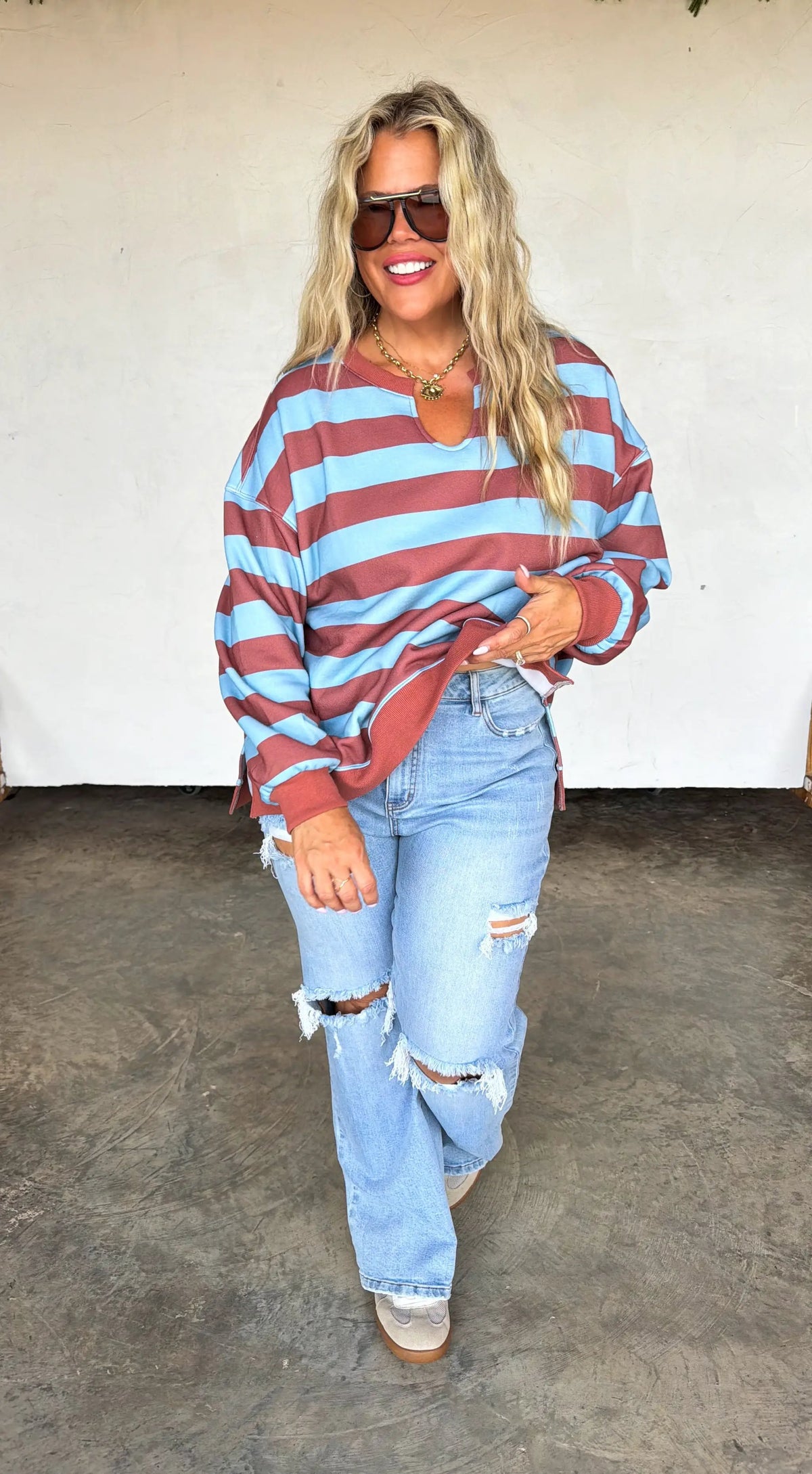 PREORDER- LIVED IN OVERSIZED PULLOVER by BLAKELEY