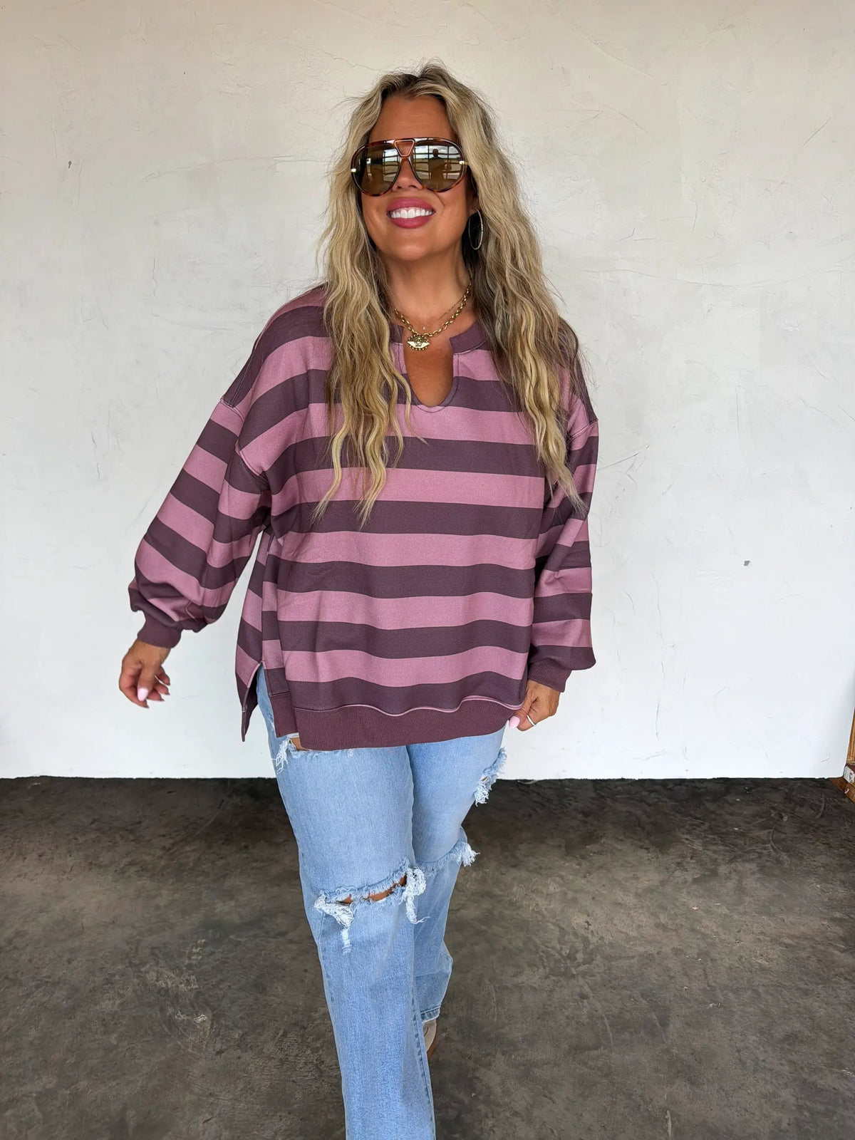 PREORDER- LIVED IN OVERSIZED PULLOVER by BLAKELEY