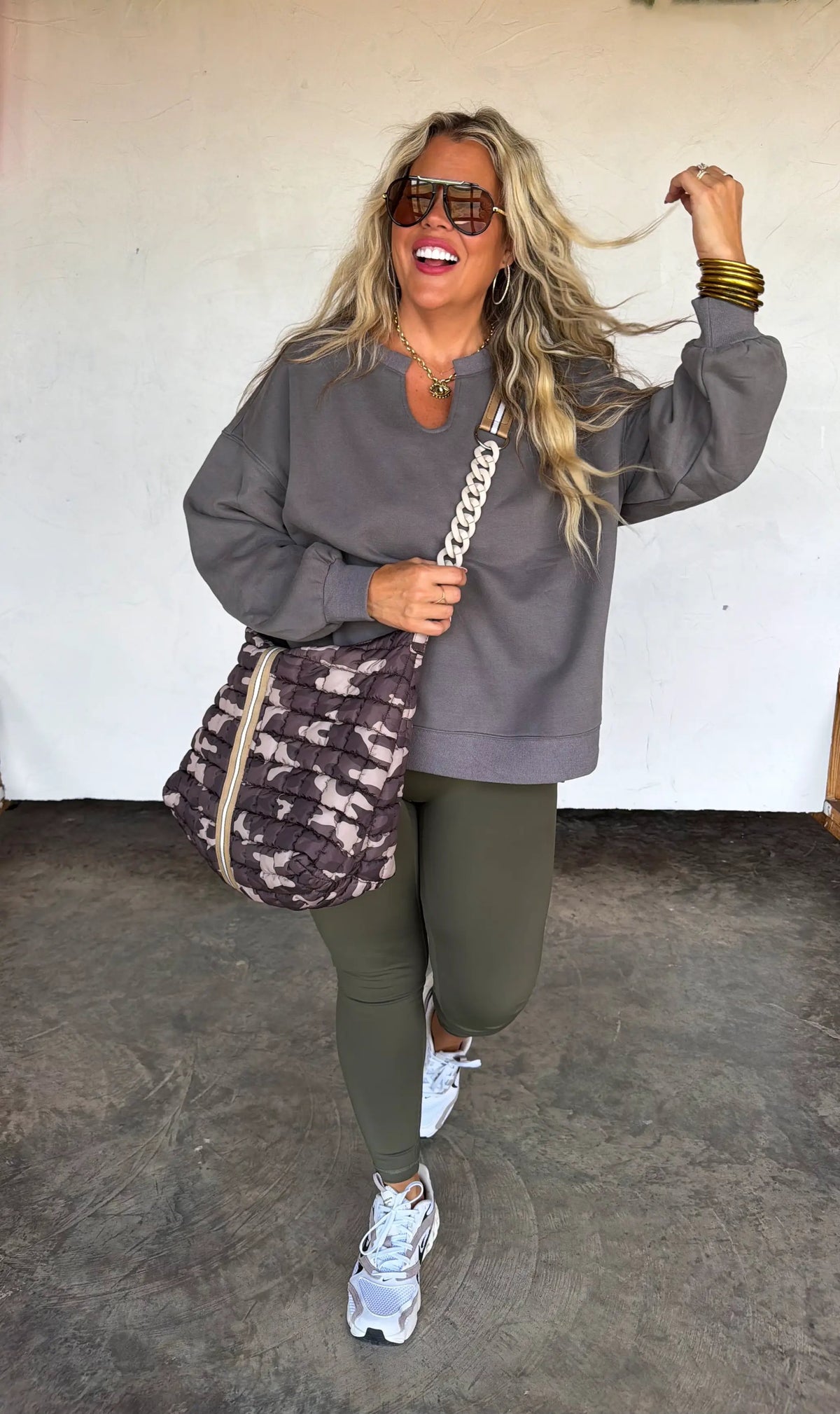 PREORDER- CAMO CARRY ALL PUFFER BAG by BLAKELEY