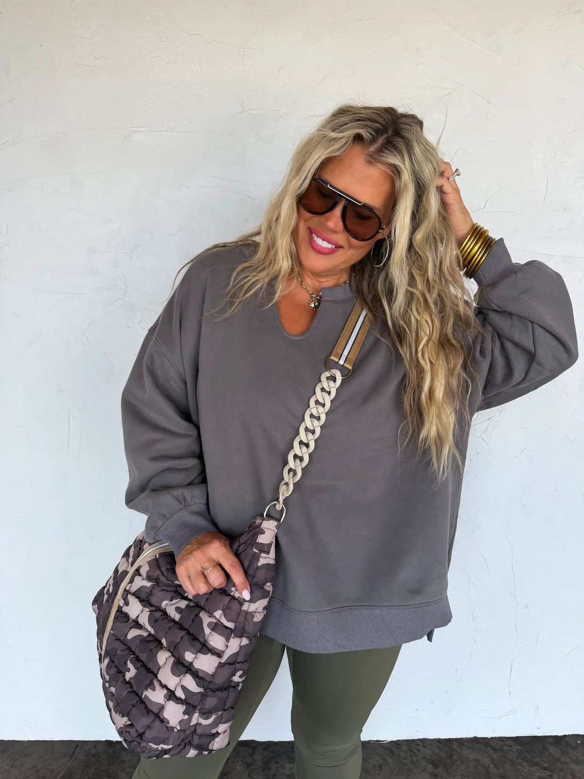 PREORDER- CAMO CARRY ALL PUFFER BAG by BLAKELEY